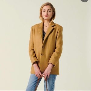 NWT Rouje Jacques Blazer Jacket in camel size 34